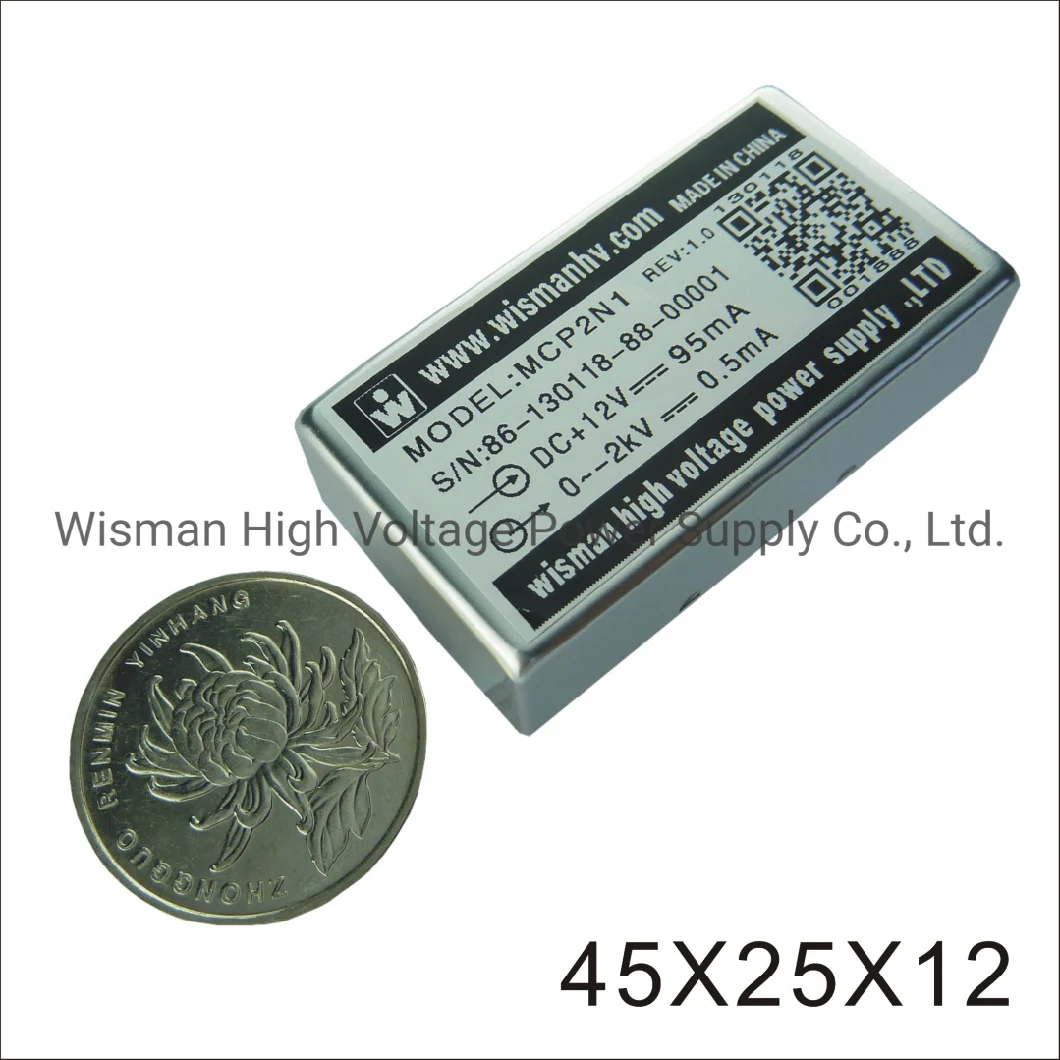 MCP Series DC High Voltage Power Supply for Scintillation Counters (100V-2kV, 0.5W-2W)